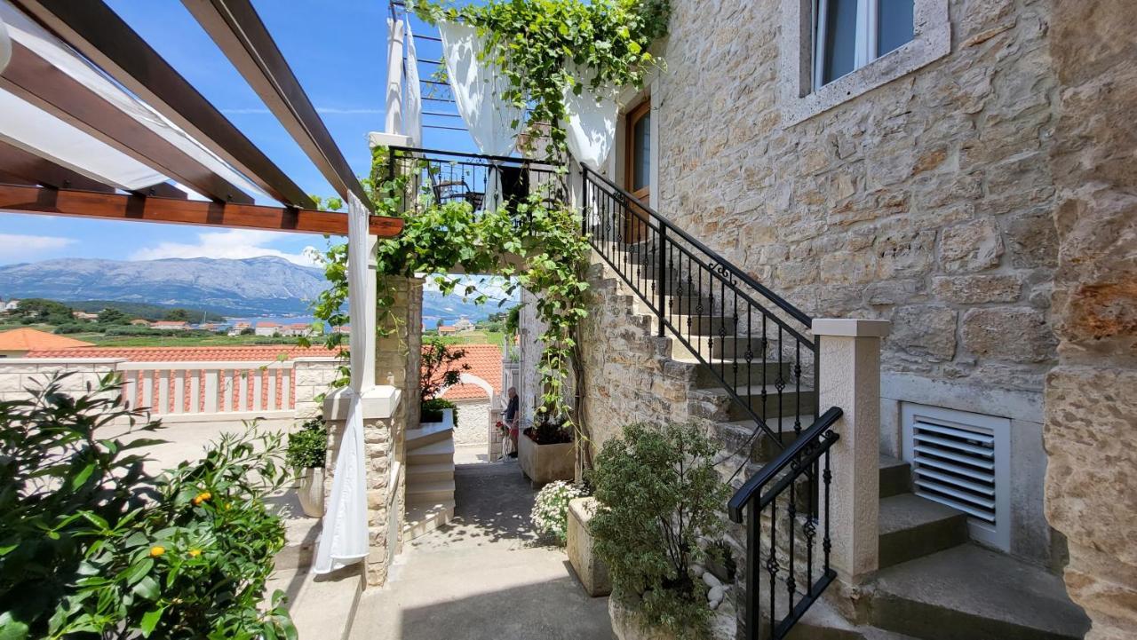 Stone House Apartments Didini Dvori Lumbarda Kültér fotó